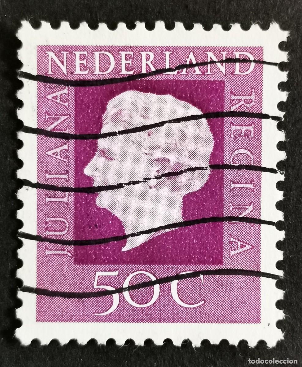 Sellos: Sello Pa&iacute;ses Bajos 1972, Reina Juliana (1909-2004), Tipo 'Regina', 50 c. Michel: NL 978A
