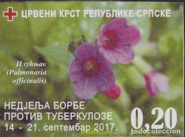 Sellos: 795497 MNH BOSNIA-HERZEGOVINA. Adm Serbia 2017 CRUZ ROJA. SEMANA DE LUCHA CONTRA LA TUBERCULOSIS