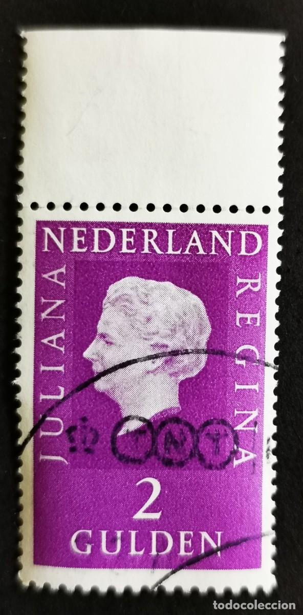 Sellos: Sello Pa&iacute;ses Bajos 1973, Reina Juliana (1909-2004)- grande, Tipo 'Regina', 2 &fnof;. Michel: NL 1005x