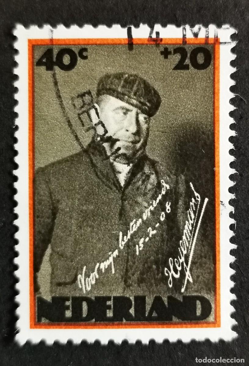 Sellos: Sello Pa&iacute;ses Bajos 1974, Herman Heijermans (1864-1924), dramaturgo , 40+20 c. Michel: NL 1028