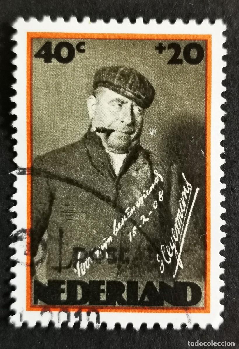 Sellos: Sello Pa&iacute;ses Bajos 1974, Herman Heijermans (1864-1924), dramaturgo , 40+20 c. Michel: NL 1028