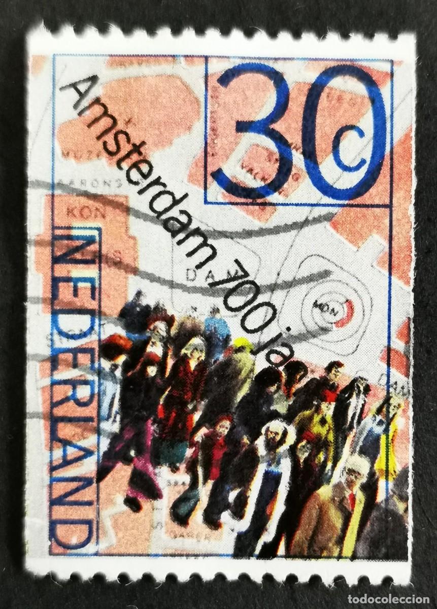 Sellos: Sello Pa&iacute;ses Bajos 1975, 700&ordm; aniversario de &Aacute;msterdam , 30 c. Michel: NL 1043C