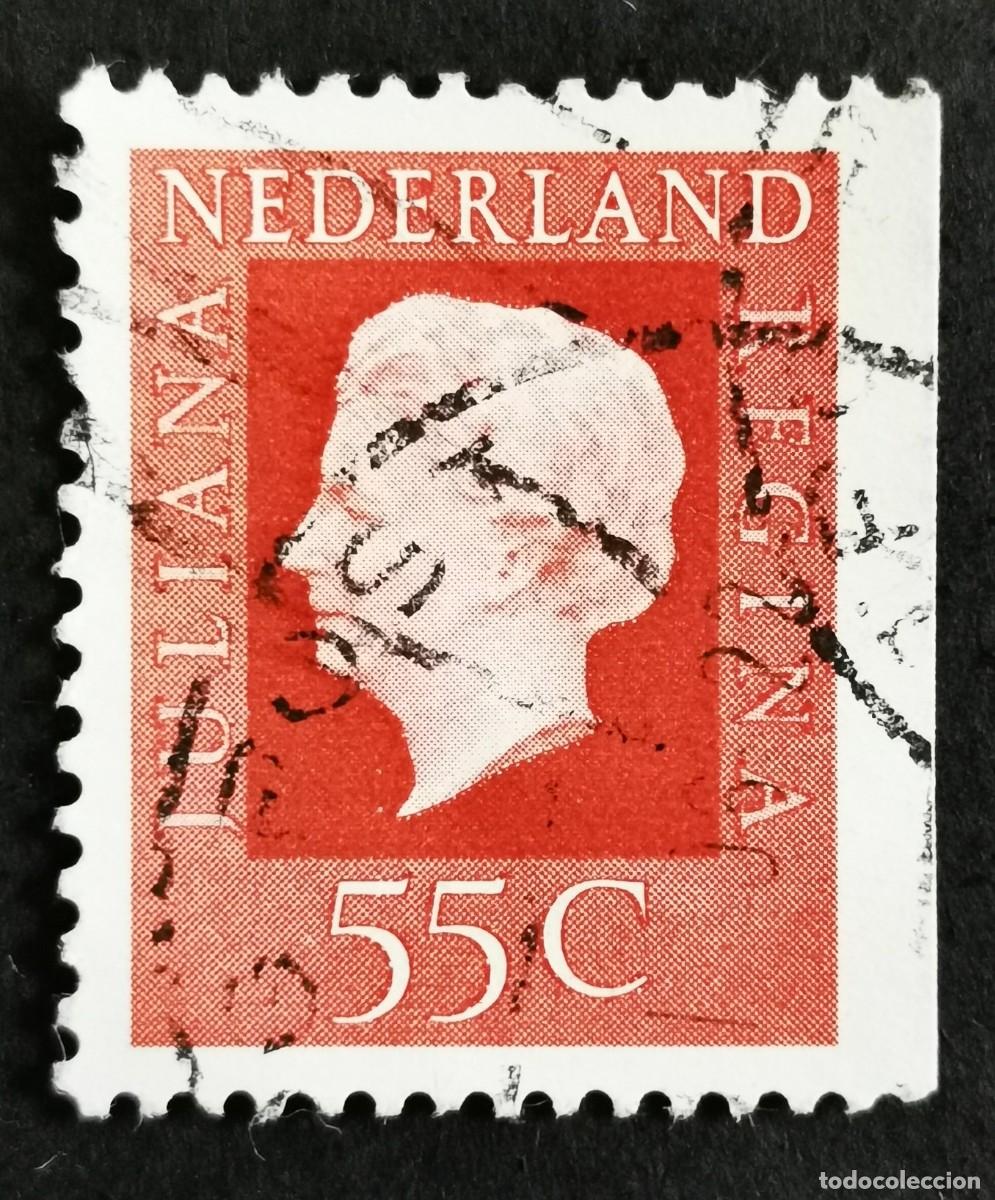 Sellos: Sello Pa&iacute;ses Bajos 1976, Reina Juliana (1909-2004), Tipo 'Regina' folleto, 55 c. Michel: NL 1064Dr