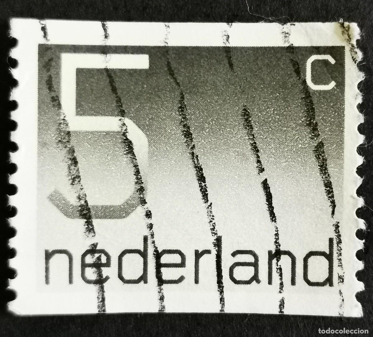 Sellos: Sello Pa&iacute;ses Bajos 1976, Tipo num&eacute;rico 'Crouwel', 5 c. Michel: NL 1065CR