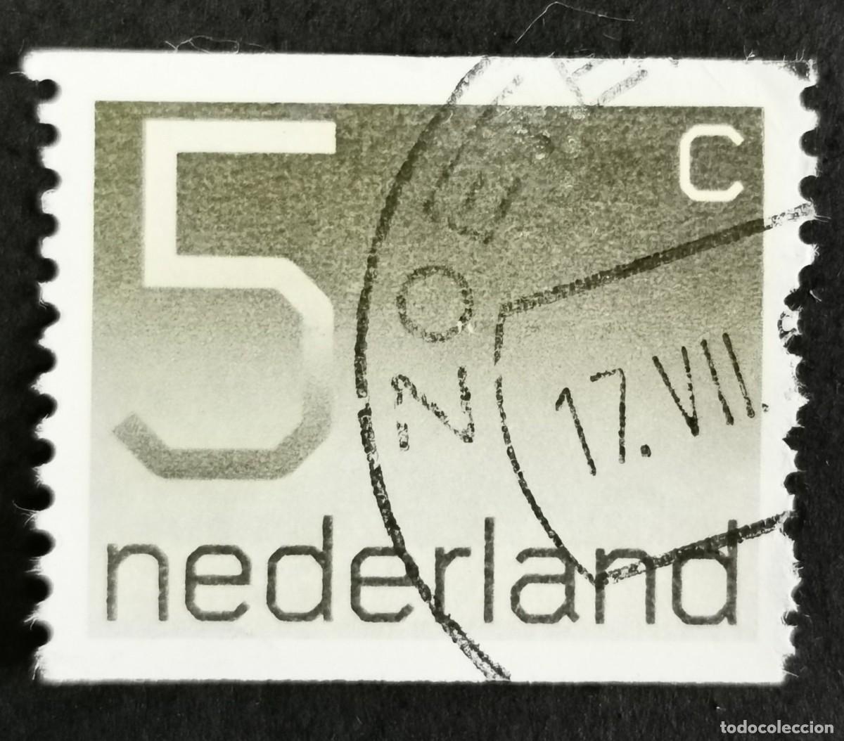 Sellos: Sello Pa&iacute;ses Bajos 1976, Tipo num&eacute;rico 'Crouwel', 5 c. Michel: NL 1065CR