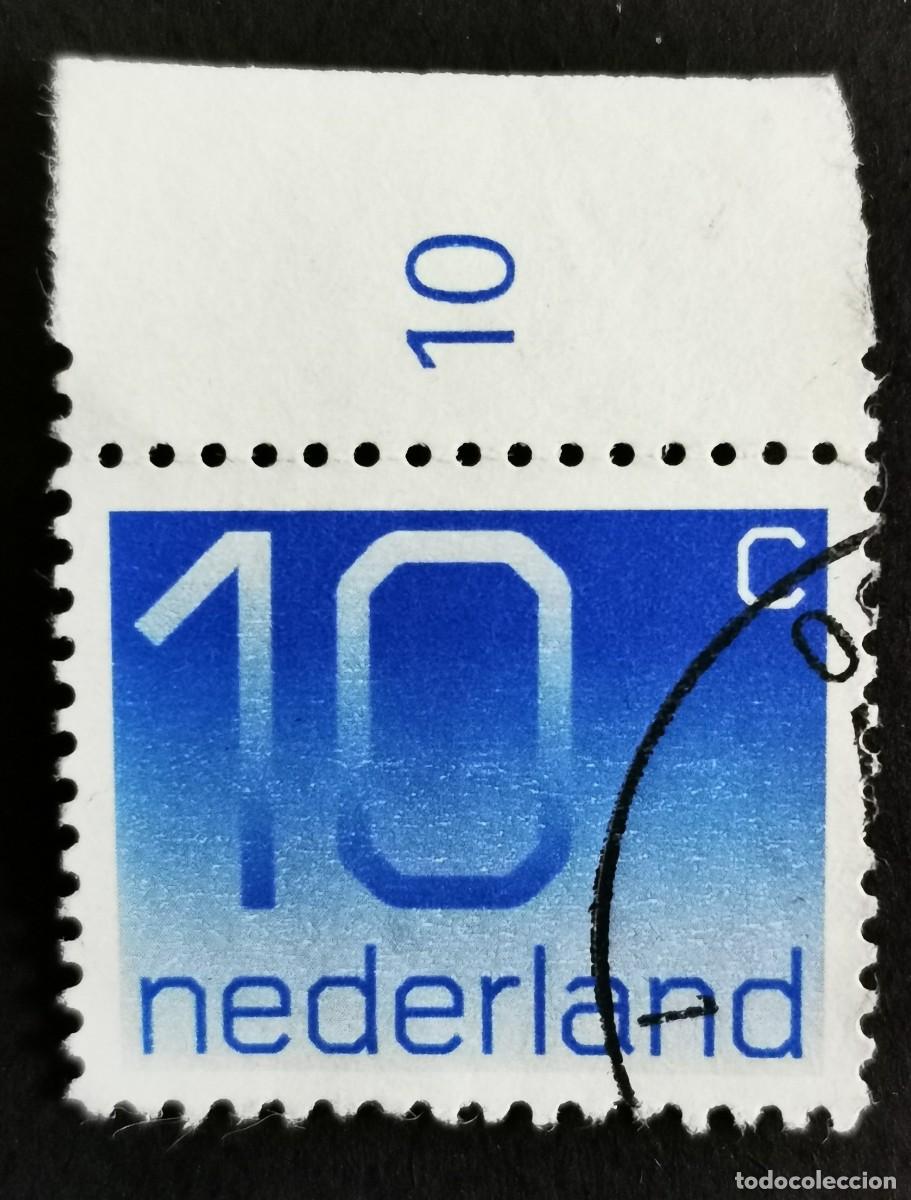 Sellos: Sello Pa&iacute;ses Bajos 1976, Tipo num&eacute;rico 'Crouwel', 10 c. Michel: NL 1066A