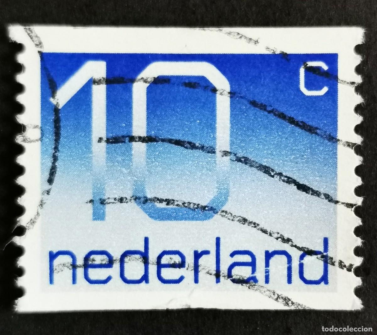 Briefmarken: Sello Pa&iacute;ses Bajos 1976, Tipo num&eacute;rico 'Crouwel', 10 c. Michel: NL 1066C