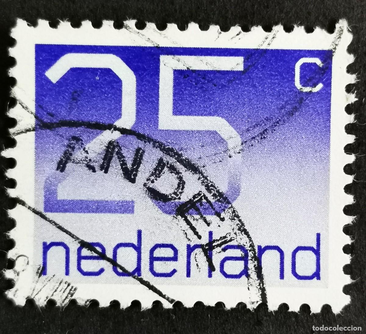 Sellos: Sello Pa&iacute;ses Bajos 1976, Tipo de n&uacute;mero 'Crouwel' - &rdquo;2&rdquo; Tipo I, 25 c. Michel: NL 1067A