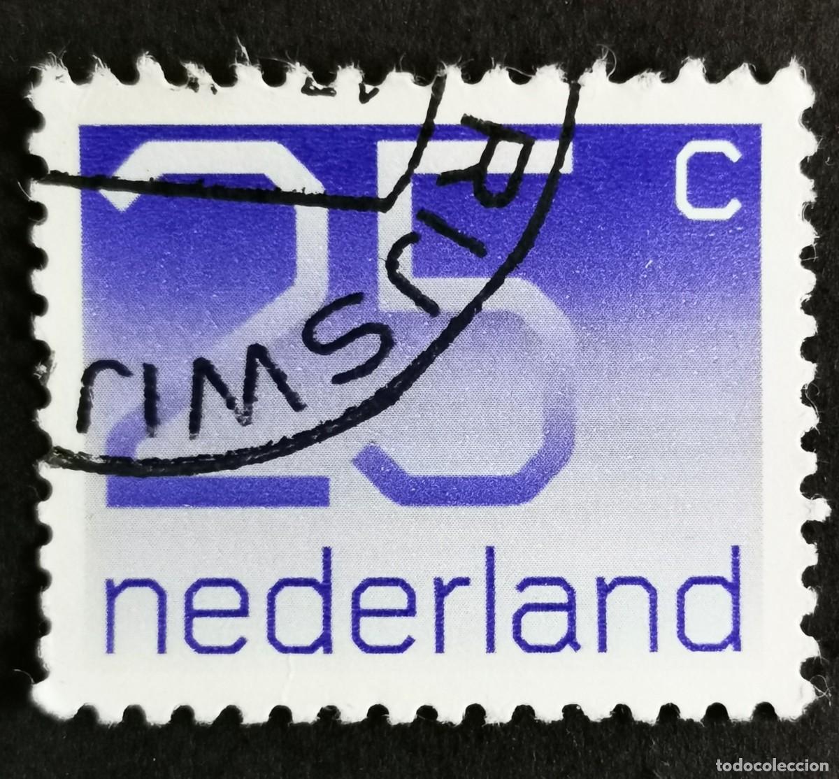 Sellos: Sello Pa&iacute;ses Bajos 1976, Tipo de n&uacute;mero 'Crouwel' - &rdquo;2&rdquo; Tipo II, 25 c. Michel: NL 1067A