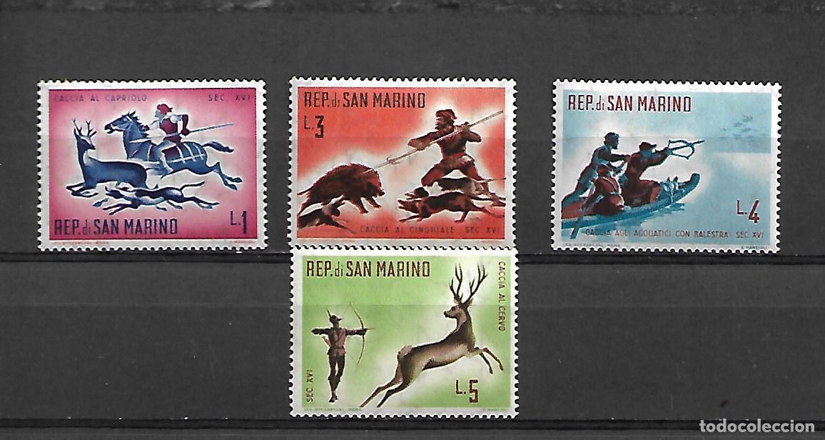 Sellos: SELLOS DE LA SERIE DE SAN MARINO DE 1961