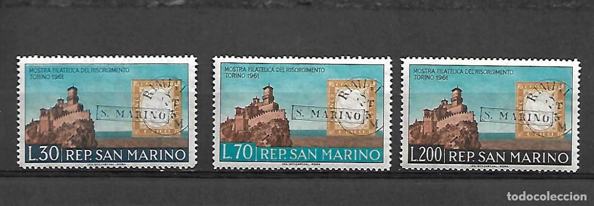 Sellos: SERIE COMPLETA NUEVA DE SAN MARINO DE 1961