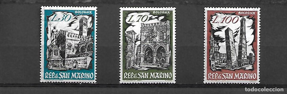 Sellos: SERIE COMPLETA NUEVA CHARNELA DE SAN MARINO DE 1961