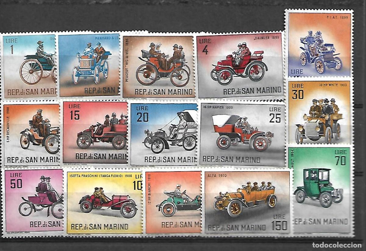 Sellos: SERIE COMPLETA NUEVA DE SAN MARINO DE 1962