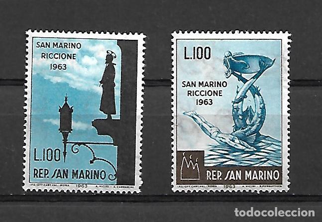 Sellos: SERIE COMPLETA NUEVA DE SAN MARINO DE 1963