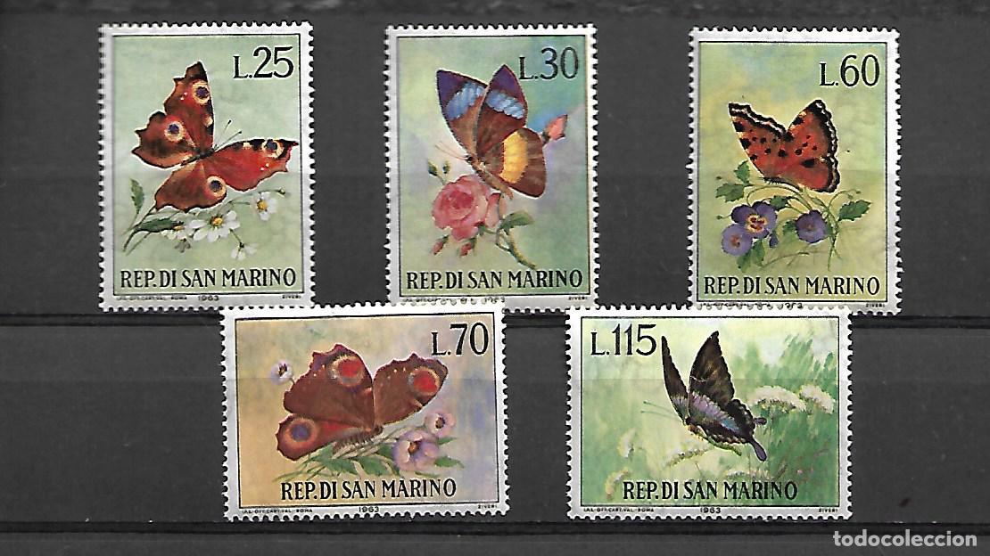 Sellos: SERIE COMPLETA NUEVA DE SAN MARINO DE 1963