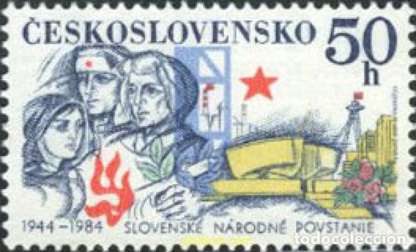 Selos: 197724 MNH CHECOSLOVAQUIA 1984 40 ANIVERSARIO DEL LEVANTAMIENTO ESLOVACO