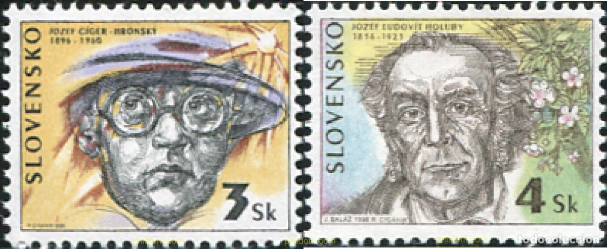 Sellos: 156531 MNH ESLOVAQUIA 1996 PERSONALIDADES