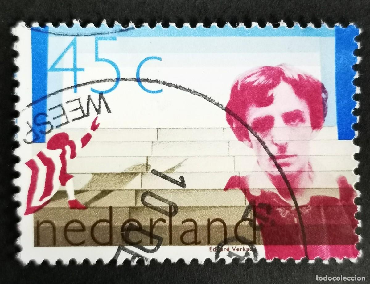 Sellos: Sello Pa&iacute;ses Bajos 1978, Centenario nacimiento Rutger Verkade (1878-1961), 45 c. Michel: NL 1127