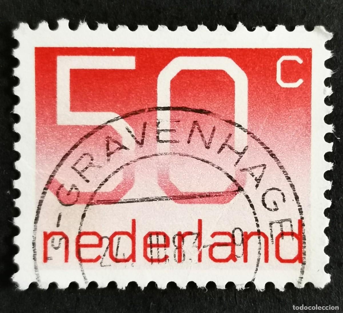 Sellos: Sello Pa&iacute;ses Bajos 1980, Tipo num&eacute;rico 'Crouwel', 50 c. Michel: NL 1132A