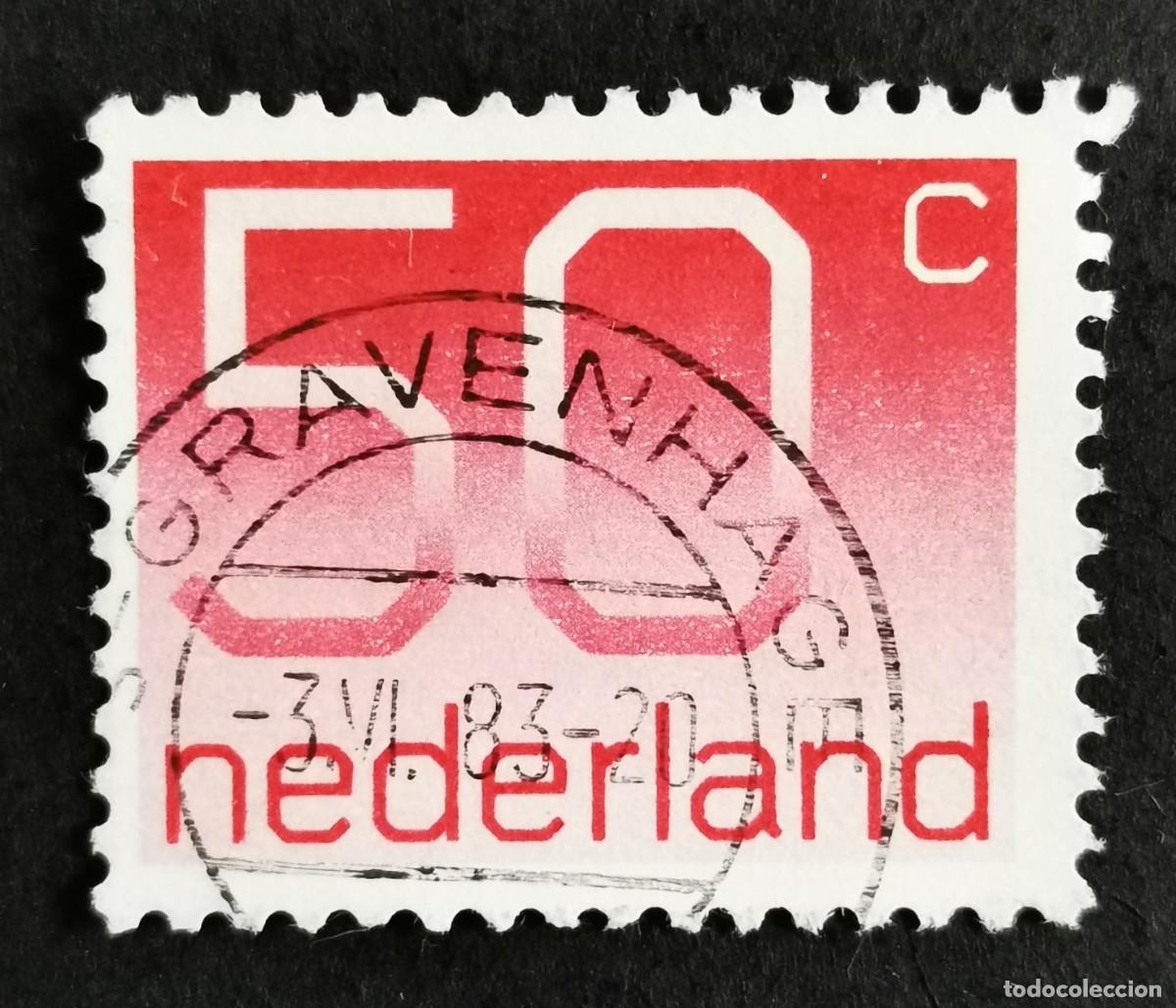 Sellos: Sello Pa&iacute;ses Bajos 1980, Tipo num&eacute;rico 'Crouwel', 50 c. Michel: NL 1132A
