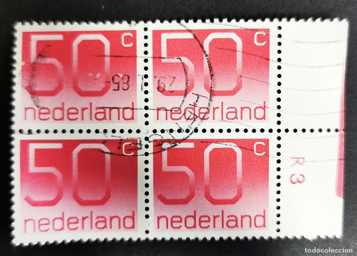 Sellos: Sello Pa&iacute;ses Bajos 1980, Tipo num&eacute;rico 'Crouwel', 50 c. Michel: NL 1132A