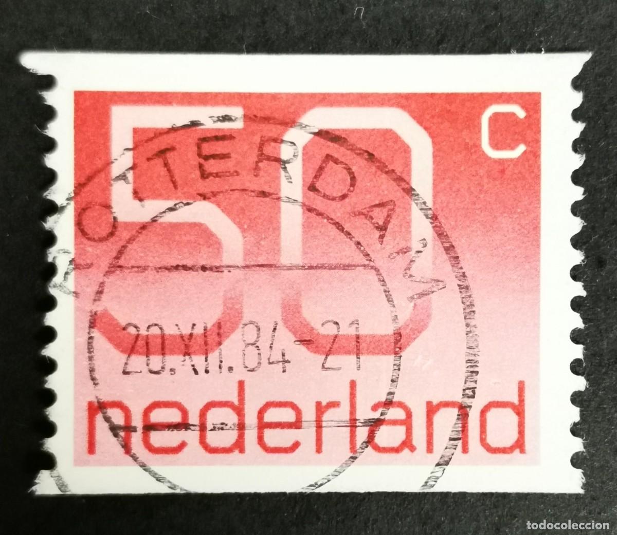Sellos: Sello Pa&iacute;ses Bajos 1979, Tipo num&eacute;rico 'Crouwel' - Bobina, 50 c. Michel: NL 1132C