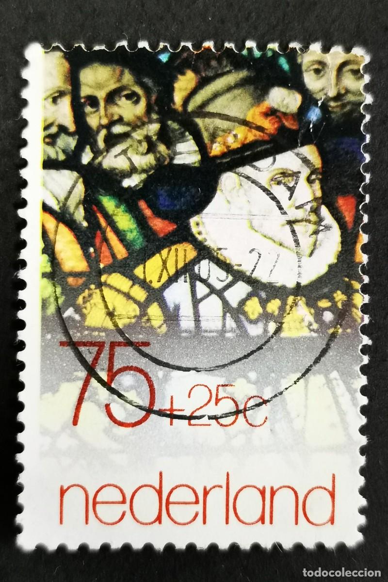 Sellos: Sello Pa&iacute;ses Bajos 1979, &rdquo;Guillermo de Orange&rdquo; (Relieve de Leyden), 75+25 c. Michel: NL 1139
