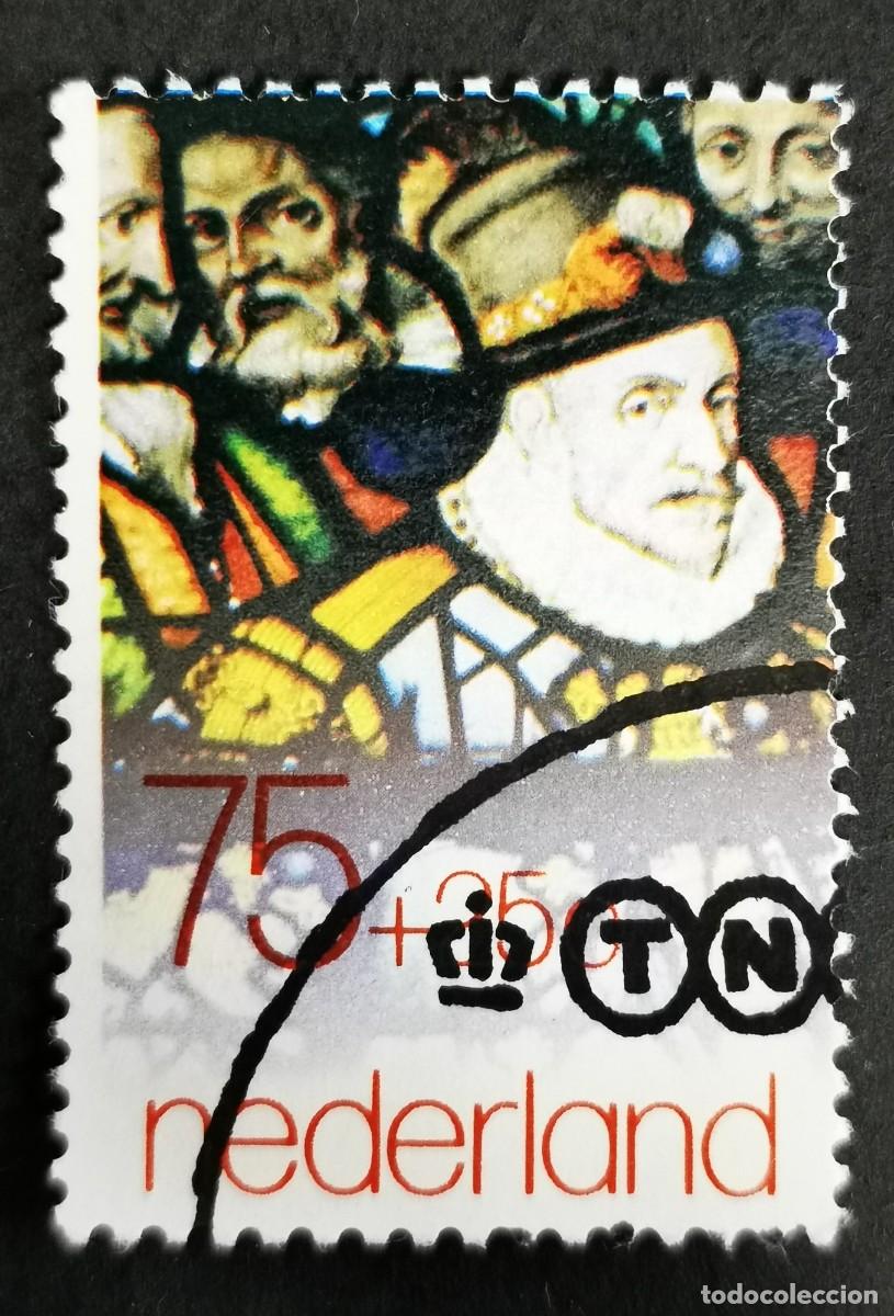Sellos: Sello Pa&iacute;ses Bajos 1979, &rdquo;Guillermo de Orange&rdquo; (Relieve de Leyden), 75+25 c. Michel: NL 1139