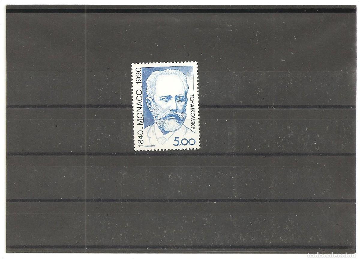 Sellos: MONACO. TCHAIKOVSKI. 150 ANIVERSARIO DE SU NACIMIENTO.