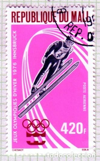 Sellos: Mali. Juegos Ol&iacute;mpicos de Invierno. 1967 YT-PA267/PA269. S. Completa.