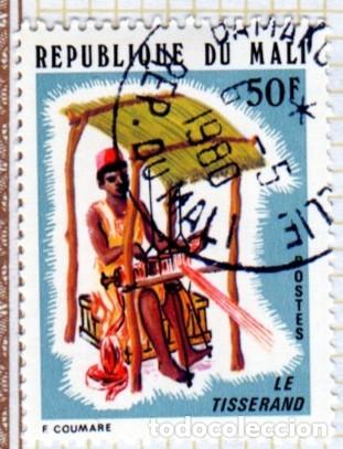 Sellos: Mali. Artesan&iacute;a. 1974 YT-227/230. S. Completa. Usado