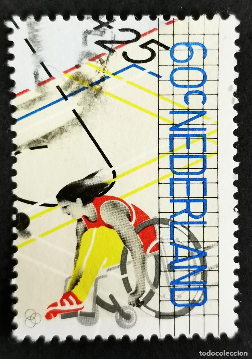 Sellos: Sello Pa&iacute;ses Bajos 1980, Olimpiada de Bridge, Valkenburg, 60+25 c. Michel: NL 1164