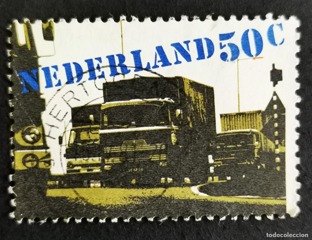 Sellos: Sello Pa&iacute;ses Bajos 1980, Transporte por carretera: Camiones, 50 c. Michel: NL 1165