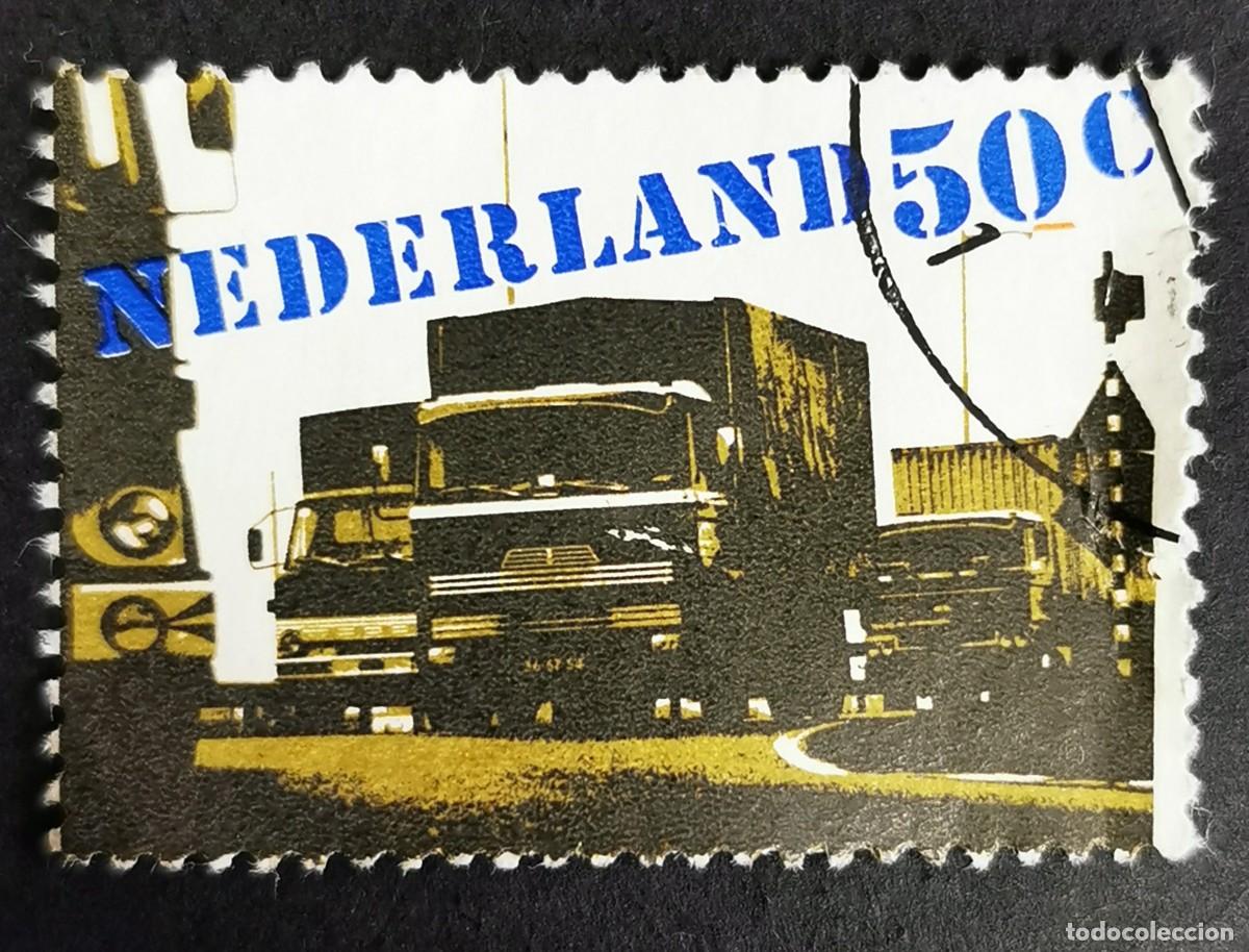 Sellos: Sello Pa&iacute;ses Bajos 1980, Transporte por carretera: Camiones, 50 c. Michel: NL 1165