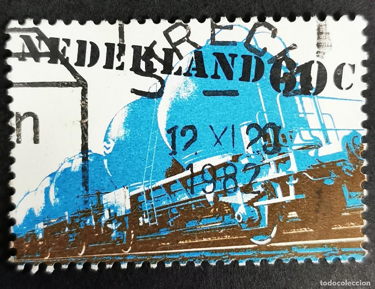 Sellos: Sello Pa&iacute;ses Bajos 1980, Transporte ferroviario: Vag&oacute;n silo tipo UCES, 60 c. Michel: NL 1166