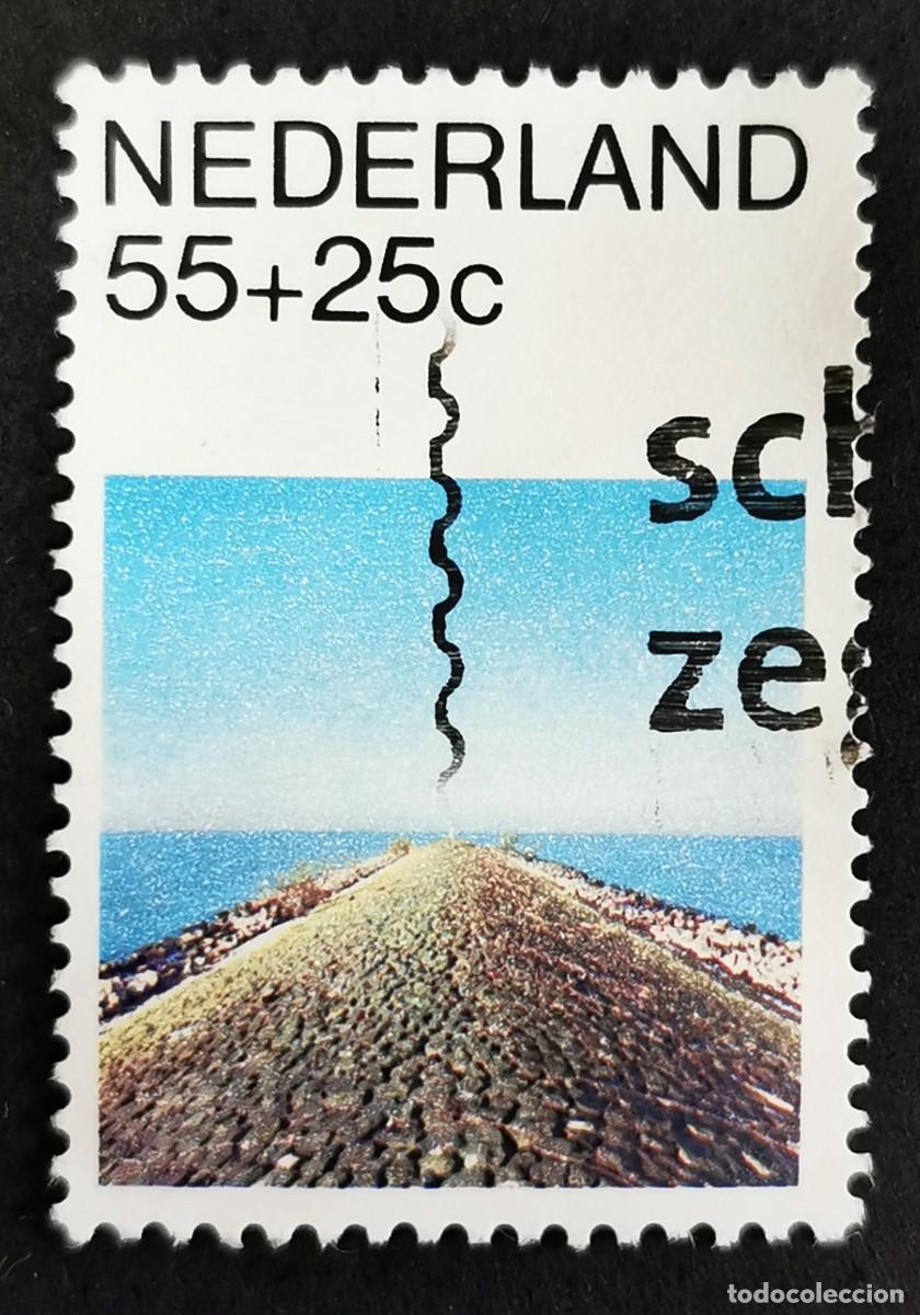 Sellos: Sello Pa&iacute;ses Bajos 1981, Paisaje natural: Aluvi&oacute;n, 45+20 c. Michel: NL 1176