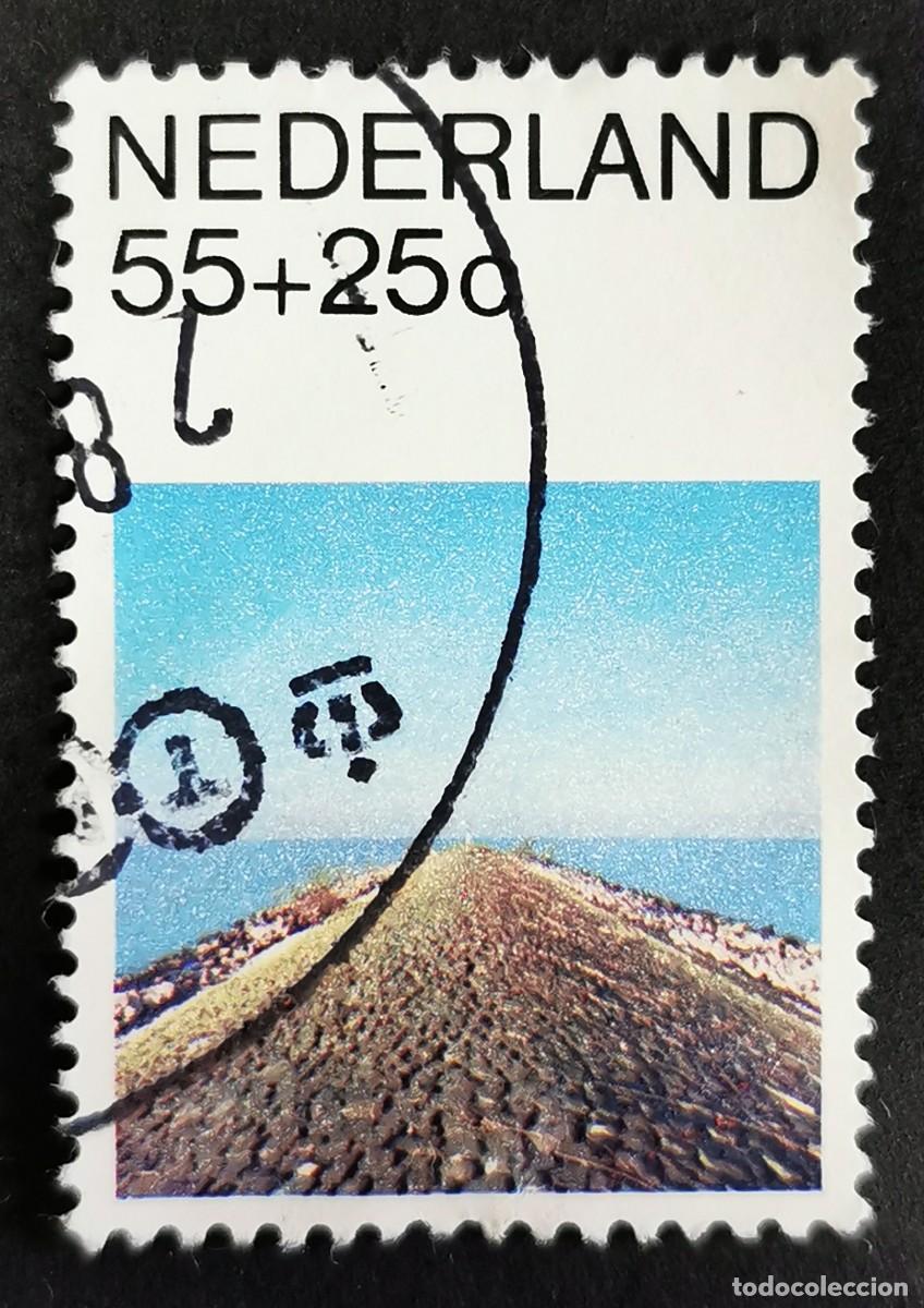 Sellos: Sello Pa&iacute;ses Bajos 1981, Paisaje natural: Aluvi&oacute;n, 45+20 c. Michel: NL 1176