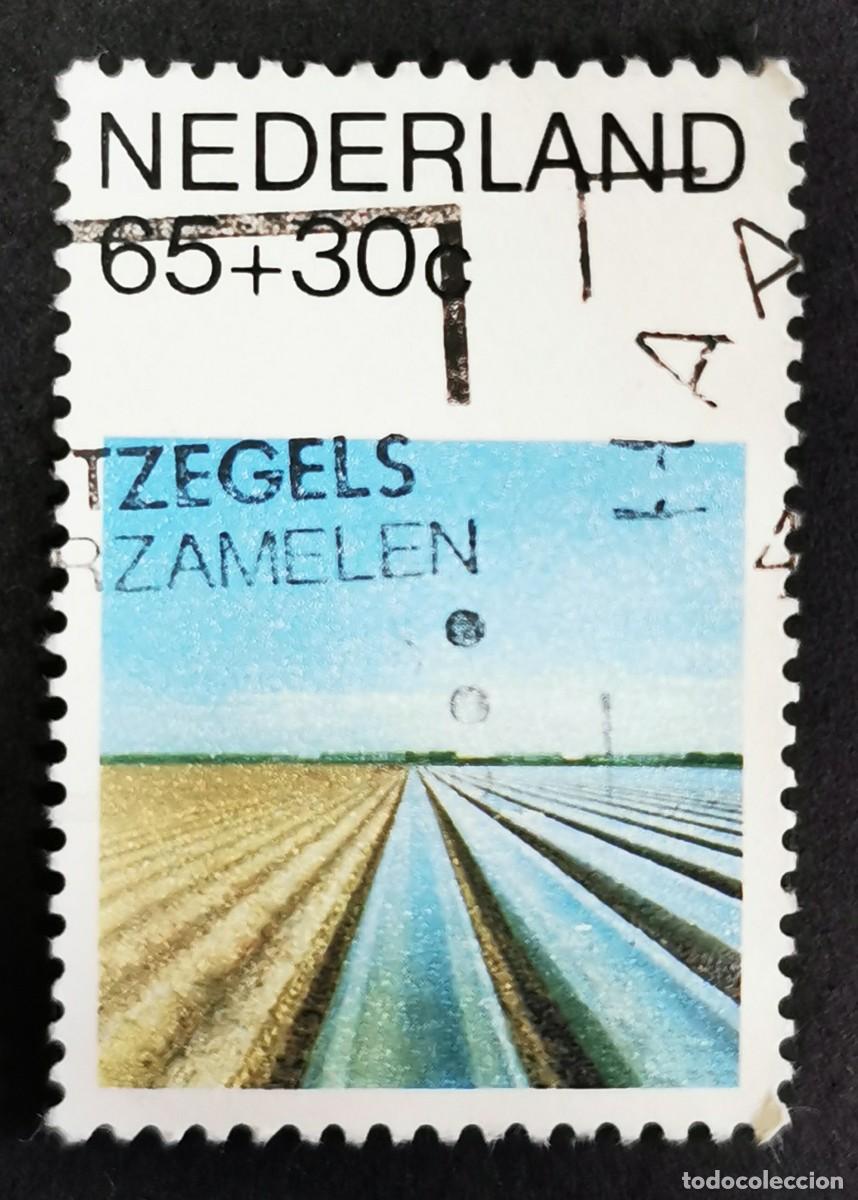 Sellos: Sello Pa&iacute;ses Bajos 1981, Paisajes cultivados: Campo., 65+30 c. Michel: NL 1179