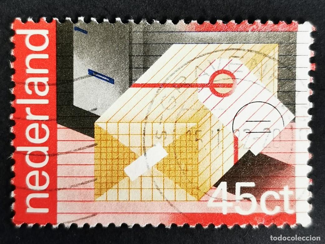 Sellos: Sello Pa&iacute;ses Bajos 1981, Correo de paqueter&iacute;a, 45 c. Michel: NL 1180