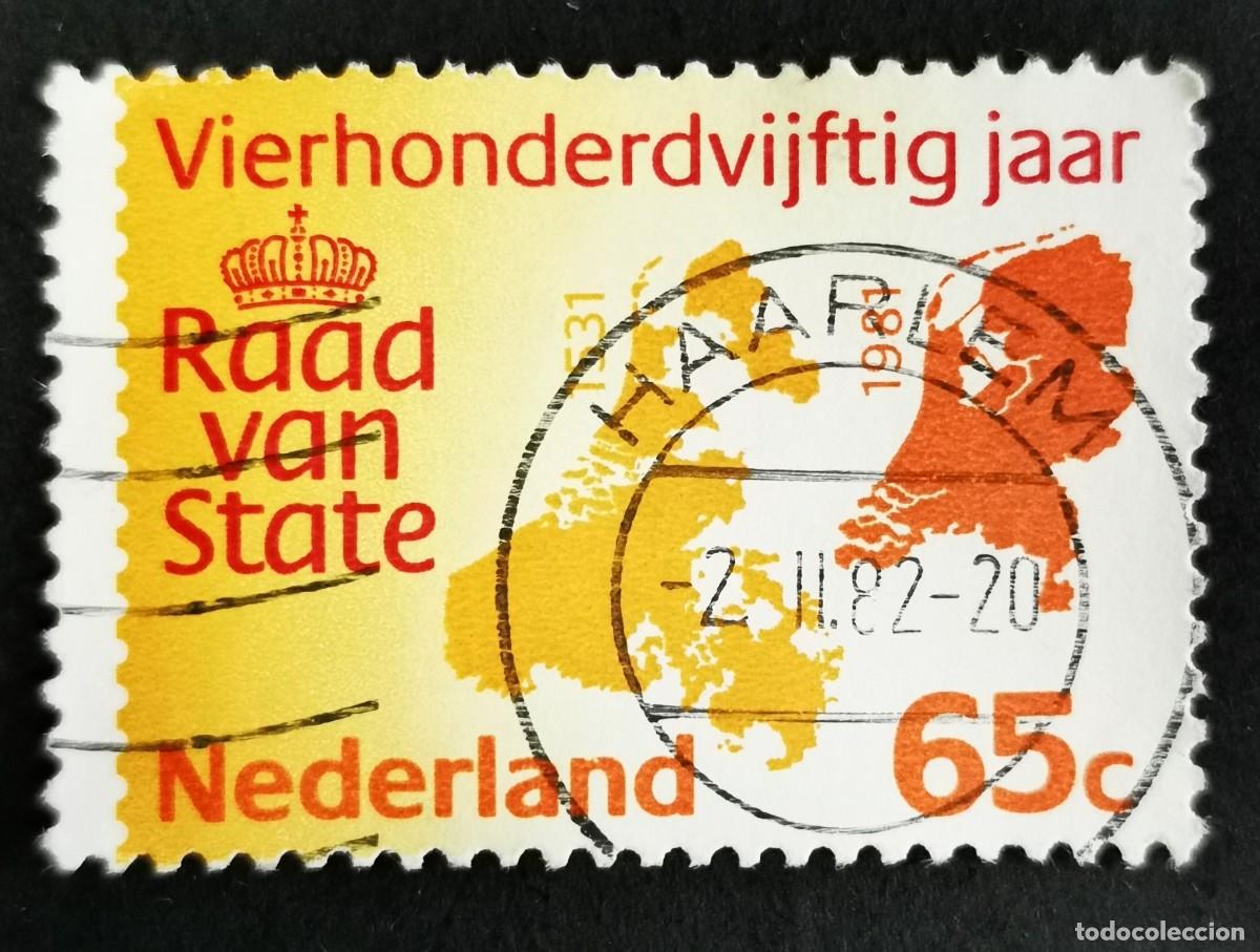 Sellos: Sello Pa&iacute;ses Bajos 1981, 450&ordm; aniversario del Consejo de Estado, 65 c. Michel: NL 1188