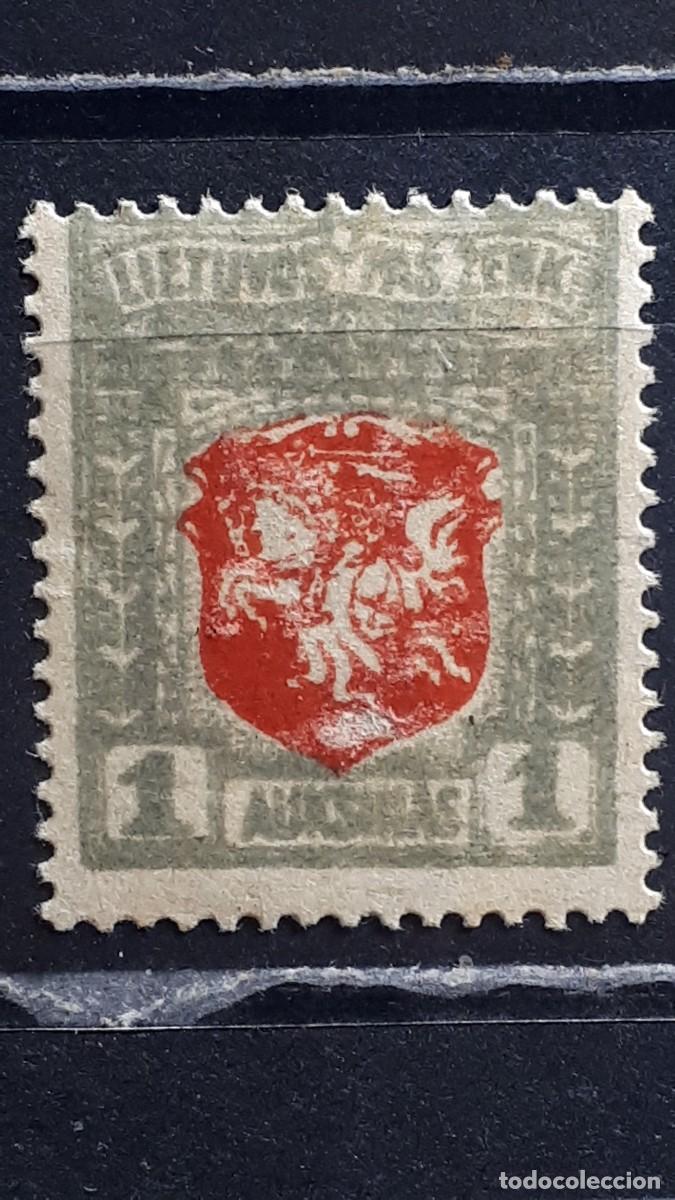 Sellos: LITUANIA. A&Ntilde;O 1919. **. YVERT 53.