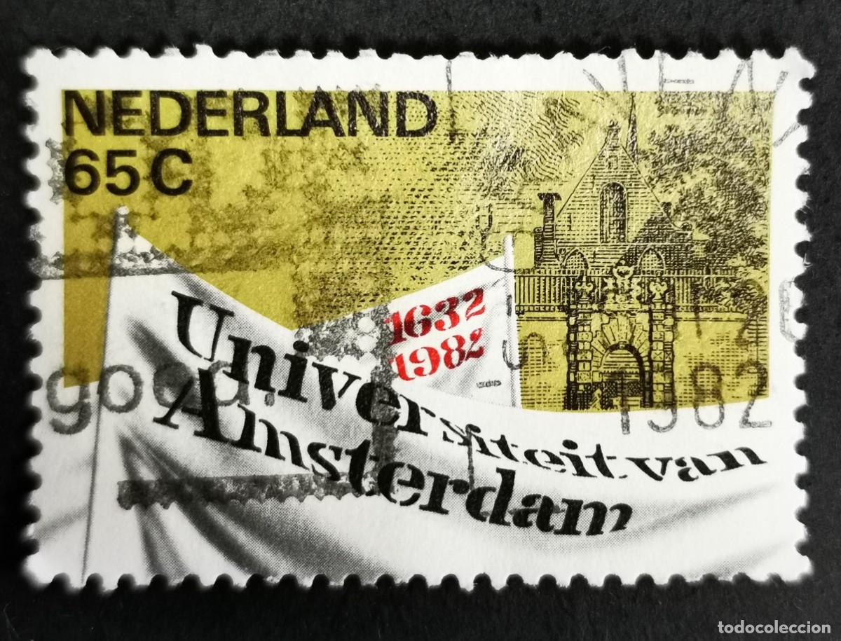Sellos: Sello Pa&iacute;ses Bajos 1982, 350 aniversario de la Universidad de &Aacute;msterdam, 65 c. Michel: NL 1198