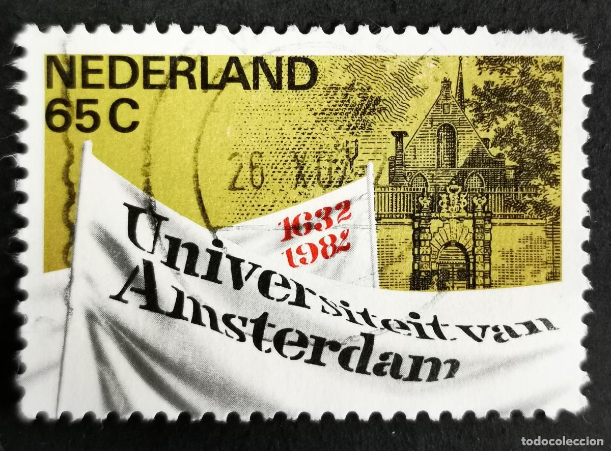 Sellos: Sello Pa&iacute;ses Bajos 1982, 350 aniversario de la Universidad de &Aacute;msterdam, 65 c. Michel: NL 1198
