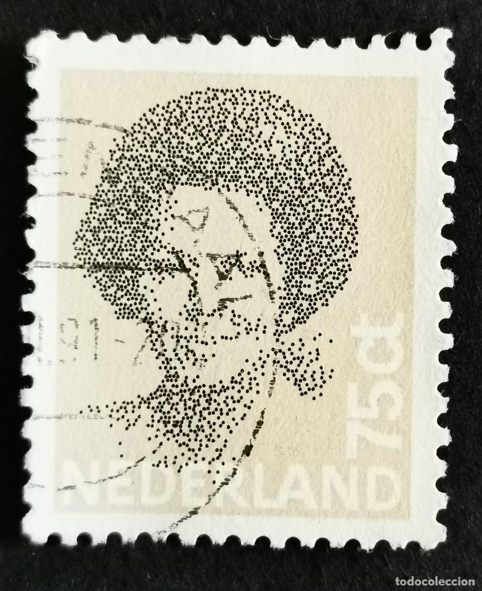Sellos: Sello Pa&iacute;ses Bajos 1982, Reina Beatriz (1938-), Tipo 'Struyken', 75 c. Michel: NL 1211A