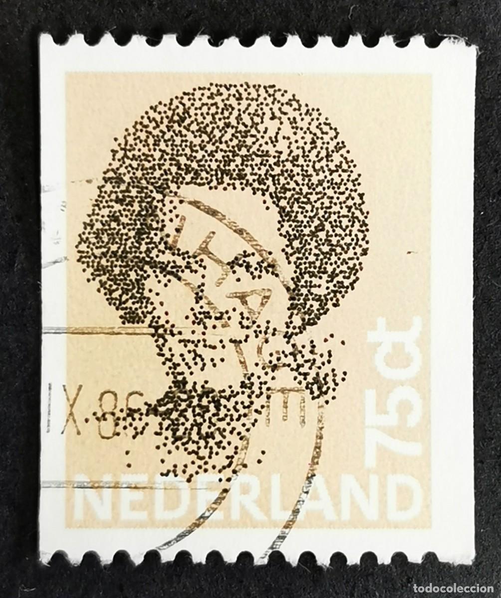 Sellos: Sello Pa&iacute;ses Bajos 1982, Reina Beatriz (1938-), Tipo 'Struyken'- Bobina, 75 c. Michel: NL 1211C