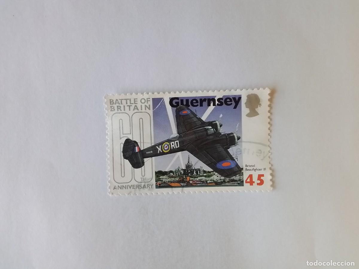 Sellos: A&Ntilde;O 2000 GUERNSEY SELLO USADO