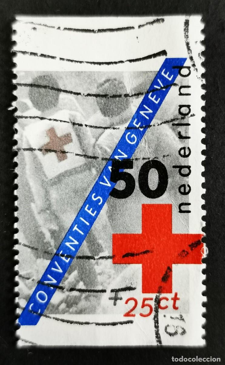 Timbres: Sello Pa&iacute;ses Bajos 1983, Los cuatro Convenios de Ginebra, 50+25 c. Michel: NL 1236C