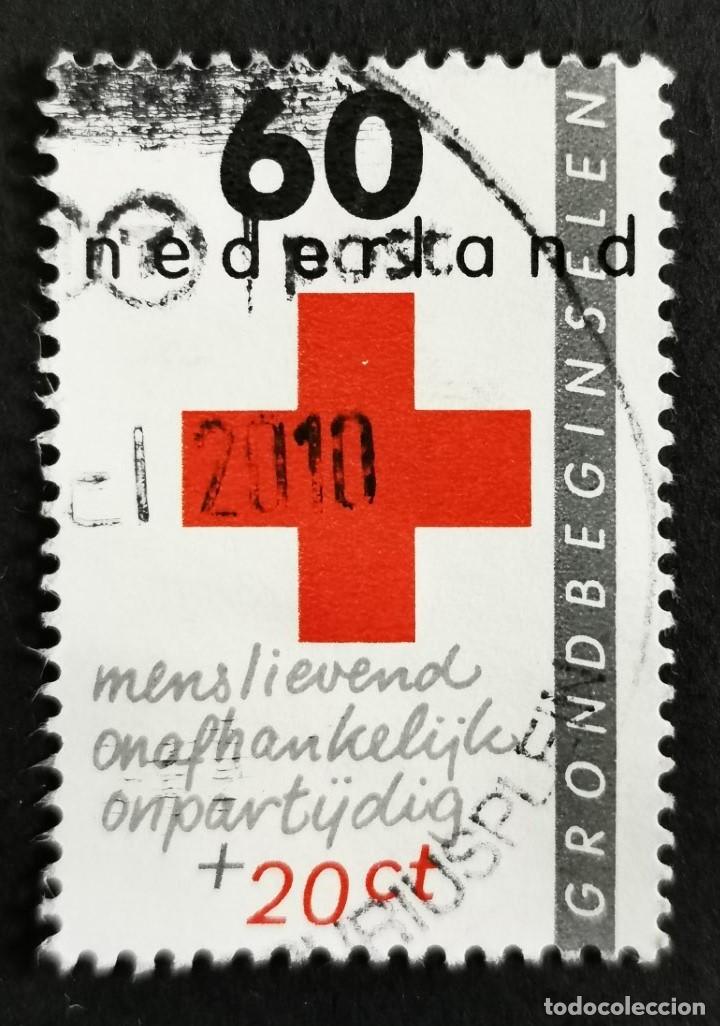Sellos: Sello Pa&iacute;ses Bajos 1983, Principios de la Cruz Roja, 60+20 c. Michel: NL 1237A