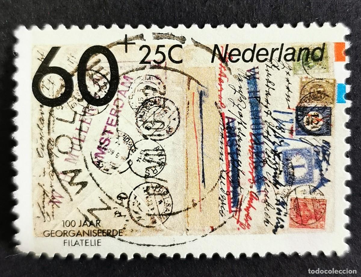 Sellos: Sello Pa&iacute;ses Bajos 1984, Carta de 1909, 60+25 c. Michel: NL 1254