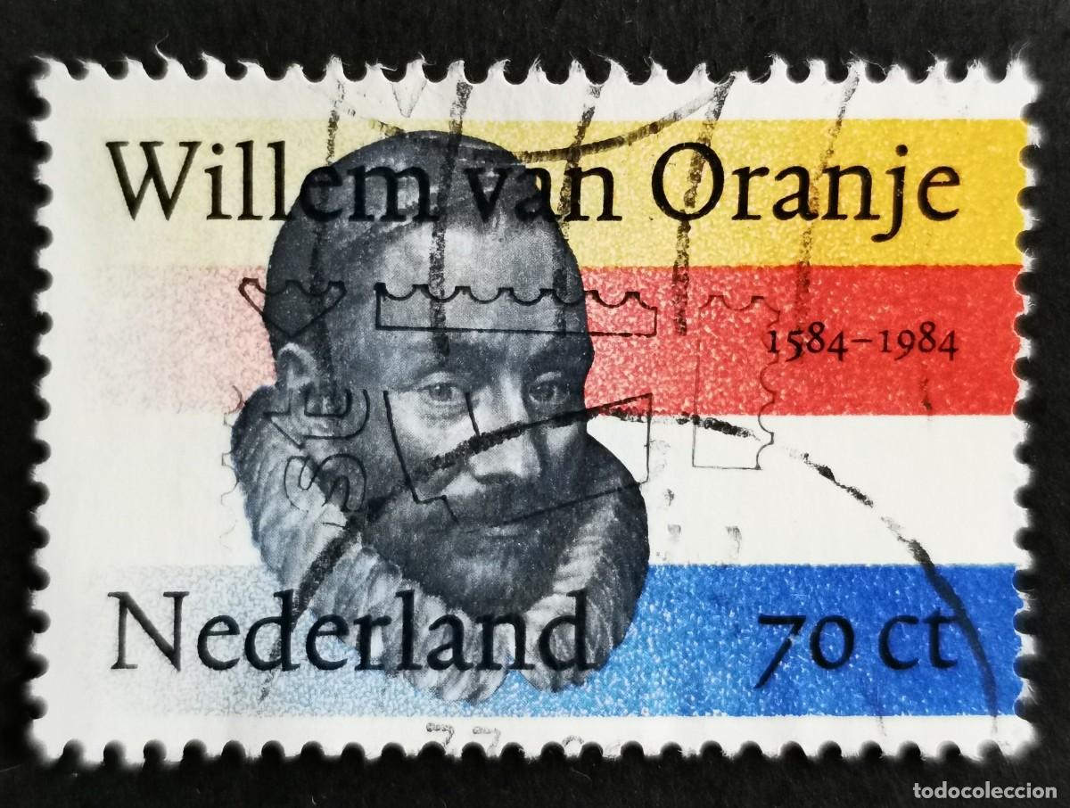 Sellos: Sello Pa&iacute;ses Bajos 1984, Pr&iacute;ncipe Guillermo de Orange (1533-1584), 70 c. Michel: NL 1256